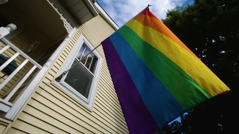Pride Flag Stock Footage 91329689