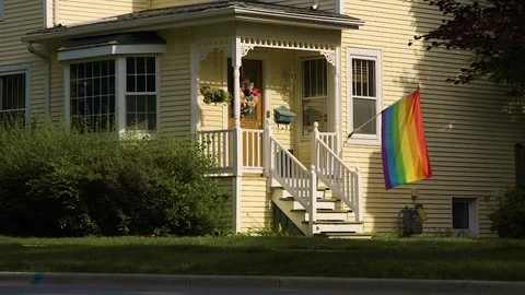 Pride Flag Stock Footage 91329867