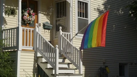 Pride Flag Stock Footage 91329914
