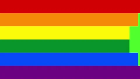 Pride Flag Green Screen Animation Transition Stock Footage 139070847