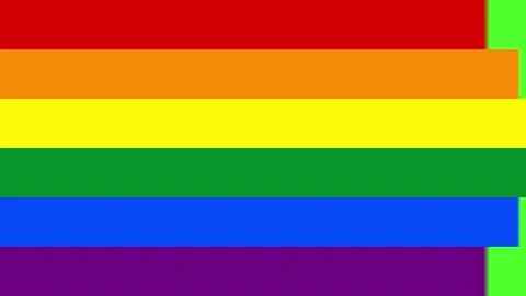 Pride Flag Green Screen Animation Transition Stock Footage 139070850