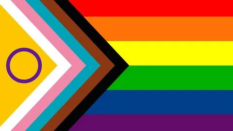 Pride flag, international movement, vector illustration Stock Illustration