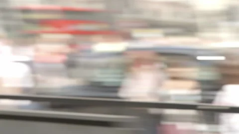 PRIDE FLOAT DRIVING BY AT THE PRIDE IN LONDON PARADE Stock Footage 130742436