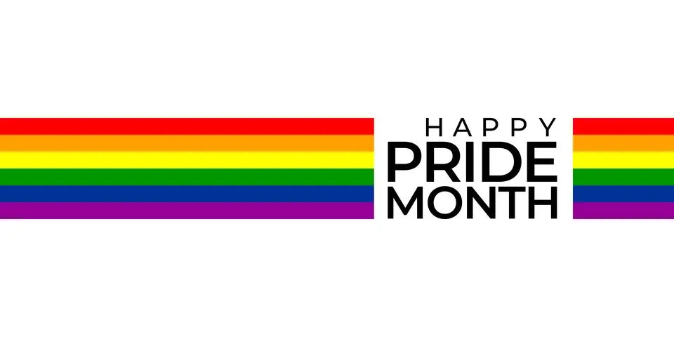 Pride Gradient background LGBTQ Pride Flag Colours. Vector banner logo lgbt.. Stock-Illustration