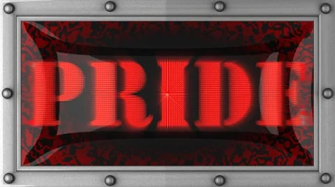 Pride on led 스톡 동영상 8744012
