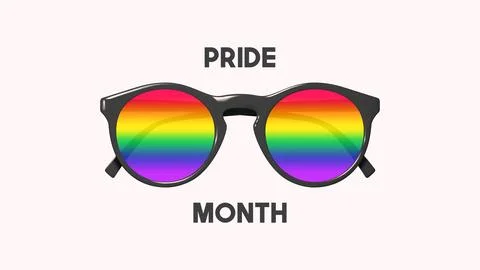 Pride month banner concept Stock Illustration