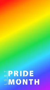 Pride Month gradient background. Gay parade. LGBT rights. Vector illustration 库存插图