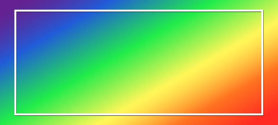 PRIDE MONTH gradient rainbow background. LGBT flag. Template design, vector Stock Illustration