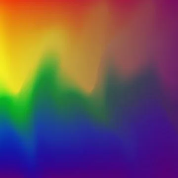 PRIDE MONTH gradient rainbow background. LGBT flag. Template design, vector Stock Illustration