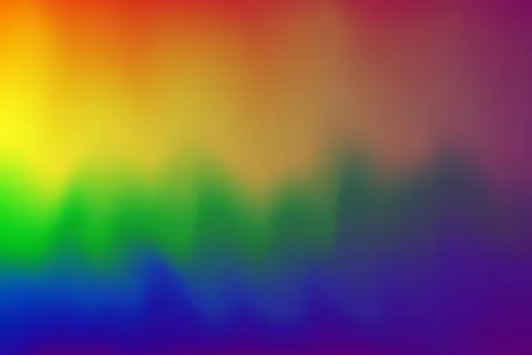 PRIDE MONTH gradient rainbow background. LGBT flag. Template design, vector Stock Illustration