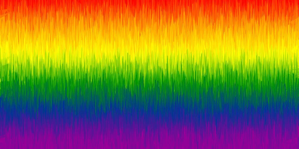 Pride month horizontal banner with gradient with pride colors flag. LGBTQ P.. Illustrazione stock
