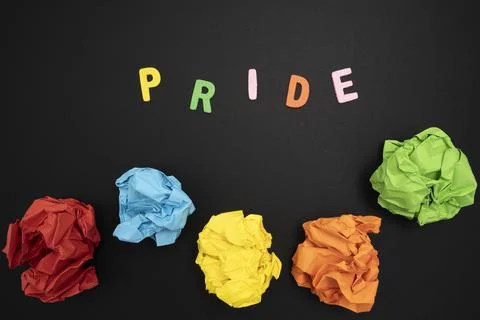 Pride movement colors Foto stock