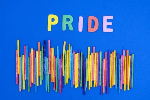 Pride movement colors Stock-Fotos