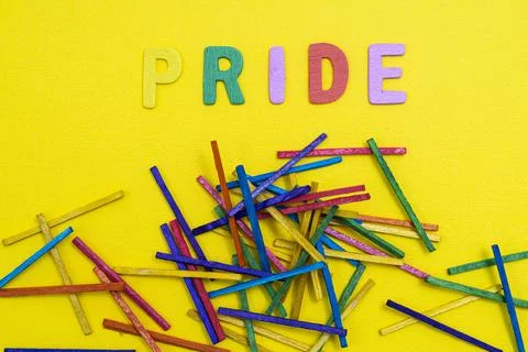 Pride movement colors Stock Photos
