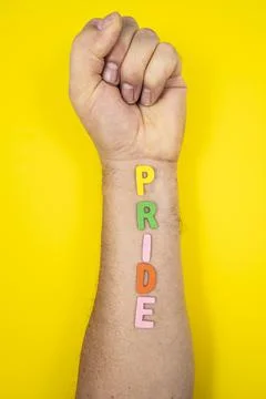 Pride movement colors 스톡 사진