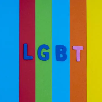 Pride movement colors Stock-Fotos