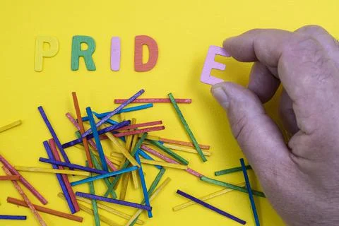 Pride movement colors 스톡 사진