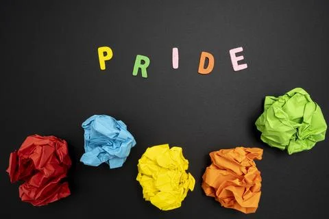Pride movement colors Stock-Fotos