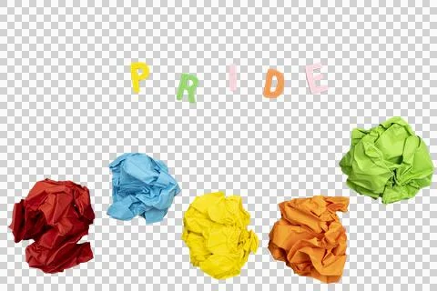 Pride movement colors Stock Photos
