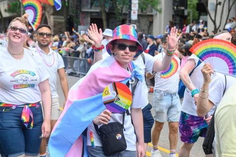 Pride Parade 2024 in Toronto. Stock Photos