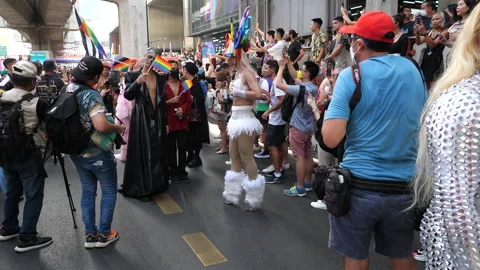 Pride Parade Costumes 動画素材 242984236