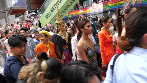 Pride Parade Large Group 動画素材 242984710