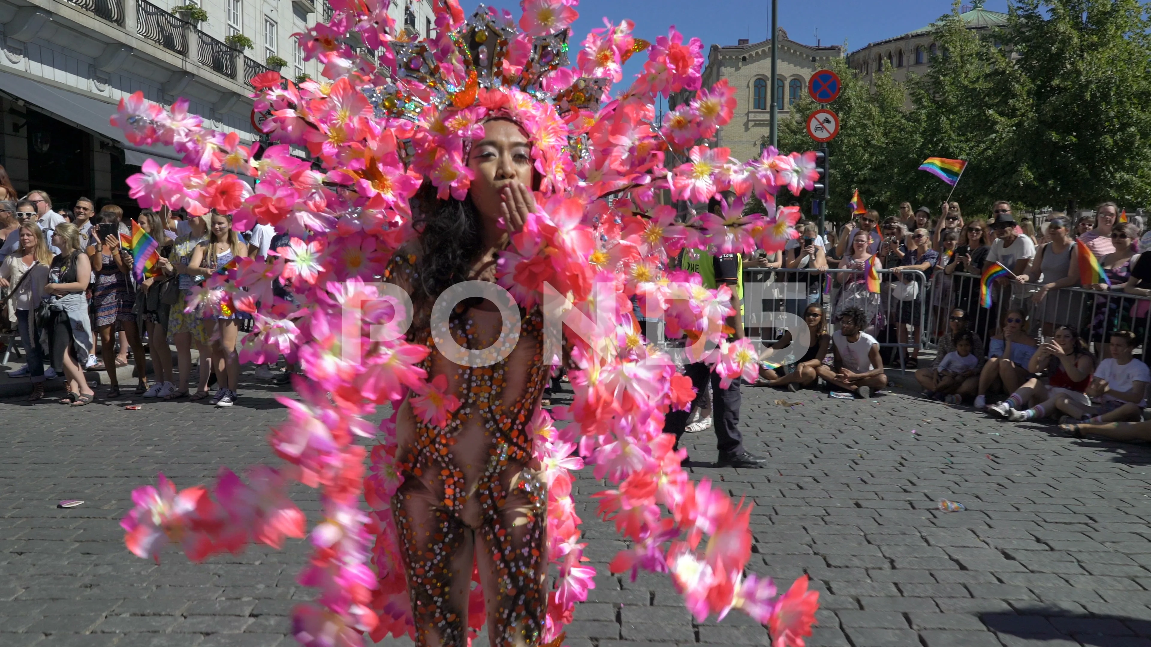 The Pride Parade in Oslo Norway. A beaut... | Stock Video | Pond5