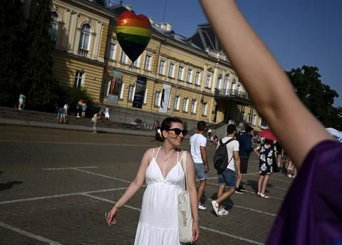 Pride Parade in Sofia, Bulgaria - 22 Jun 2024 Foto stock