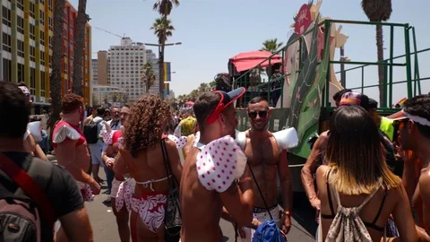 Pride parade TA Stock Footage 110725009