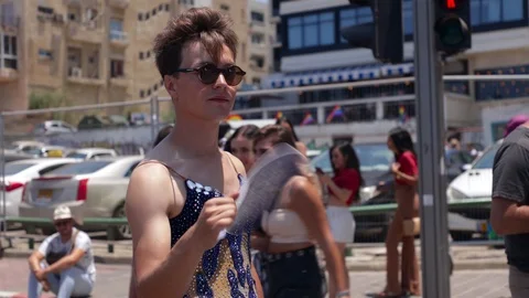 Pride parade TA Stock Footage 110725424