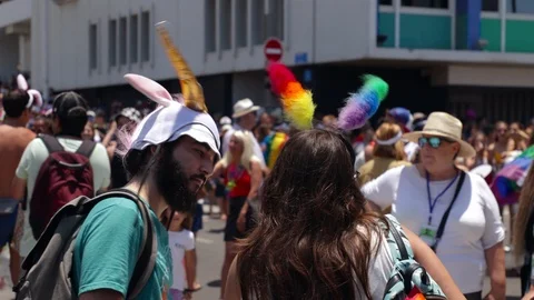 Pride parade TA Stock Footage 110725821