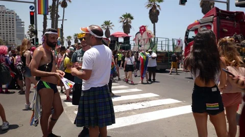 Pride parade TA Stock Footage 110725841