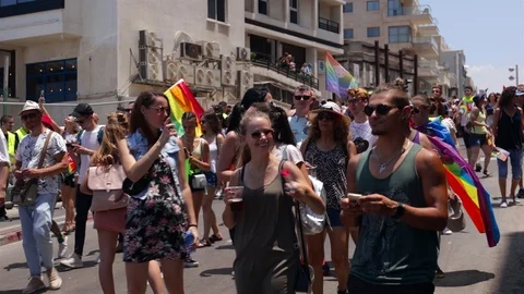 Pride parade TA Stock Footage 110727395