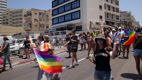 Pride parade TA Stock Footage 110727649