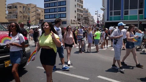Pride parade TA Stock Footage 110728644