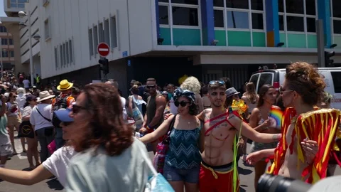 Pride parade TA Stock Footage 110728697