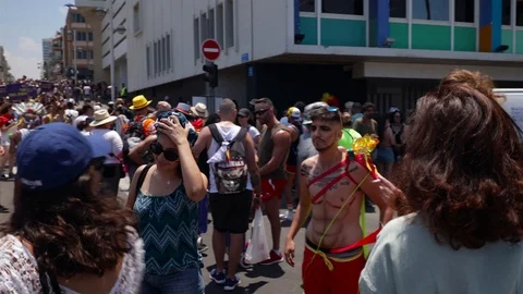 Pride parade TA Stock Footage 110729149