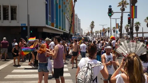 Pride parade TA Stock Footage 110729786