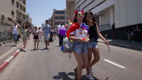 Pride parade TA Stock Footage 110730117