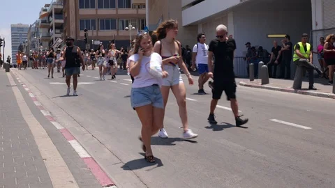 Pride parade TA Stock Footage 110730427