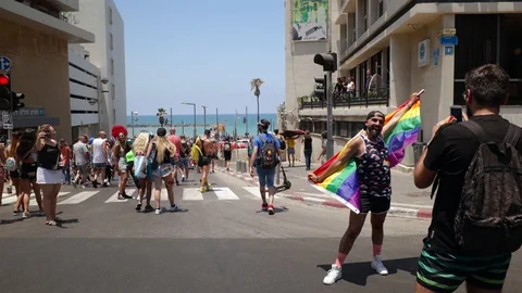 Pride parade TA Stock Footage 110731577