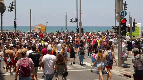 Pride parade TA Stock Footage 110732525