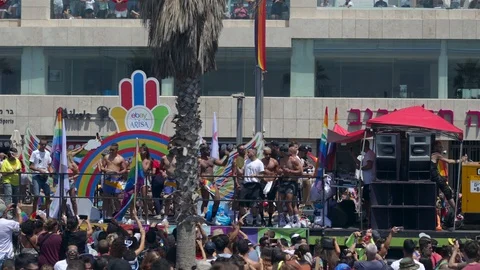 Pride parade TA Stock Footage 111402457