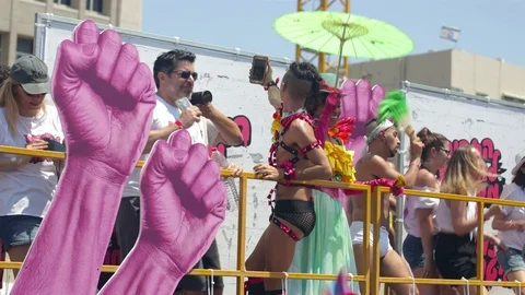 Pride parade TA Stock Footage 111402733