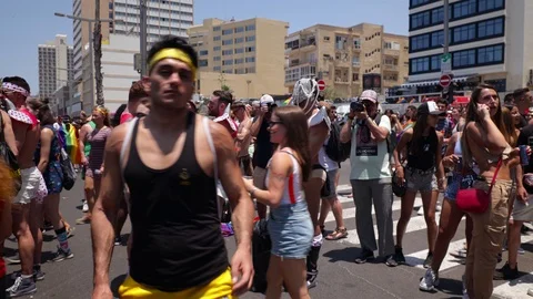 Pride parade TA Stock Footage 111407341