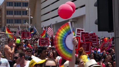 Pride parade TA Stock Footage 111409950