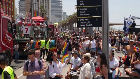 Pride parade TA Stock Footage 111410643