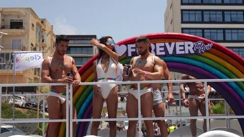 Pride parade TA Stock Footage 111410915