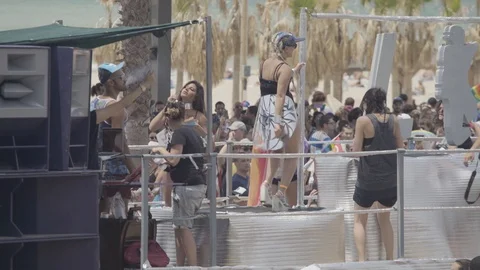 Pride Parade, Tel Aviv 스톡 동영상 108076126