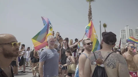Pride Parade, Tel Aviv 스톡 동영상 108083030